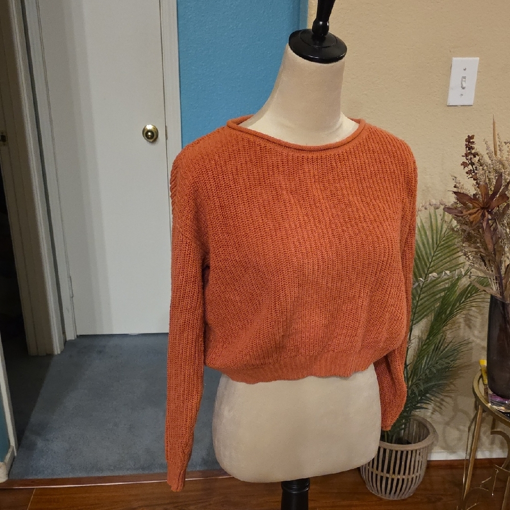 wild fable Cropped Crewneck Sweater